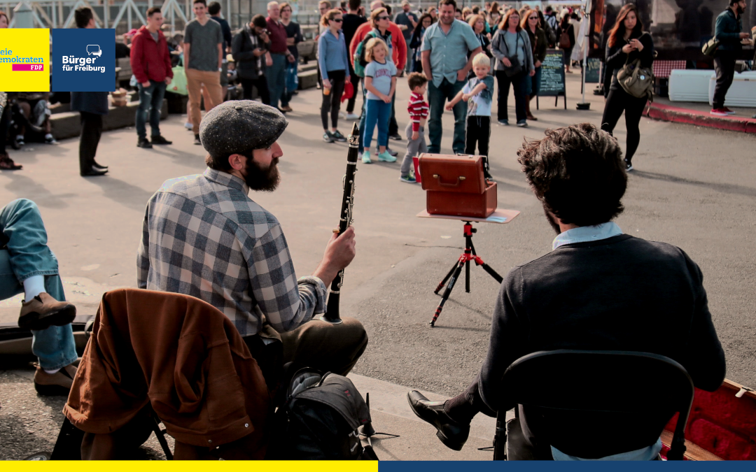 Mehr Spielraum für Straßenmusik