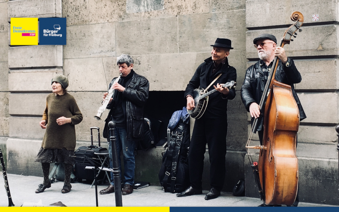 Antrag: Straßenmusik im Gemeinderat behandeln