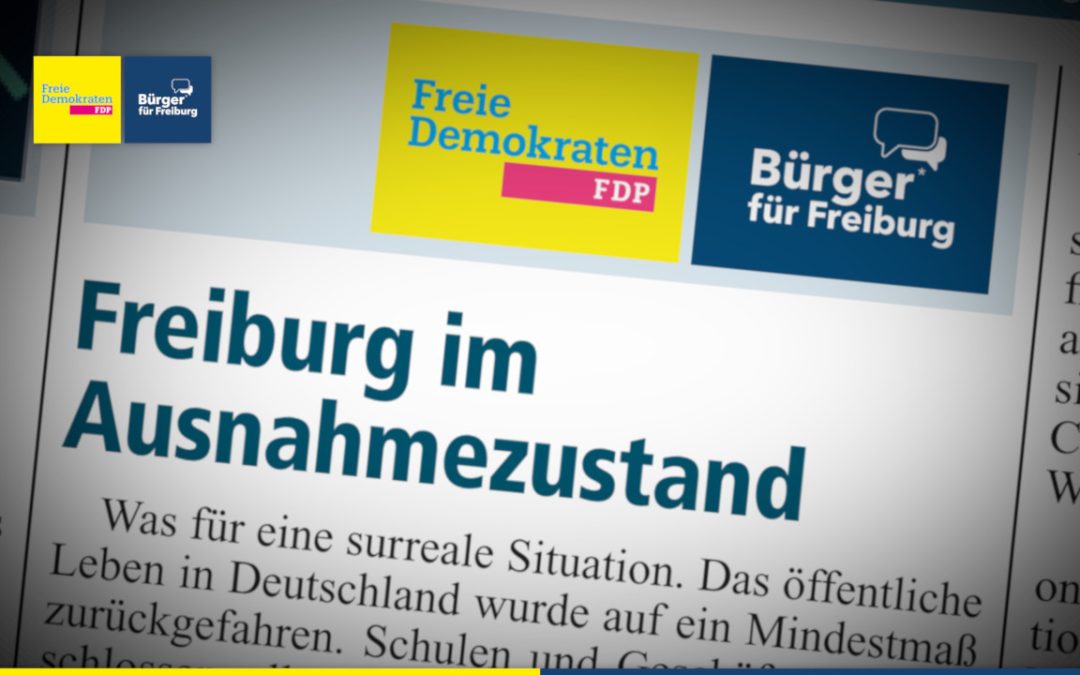 Amtsblatt: Freiburg im Ausnahmezustand