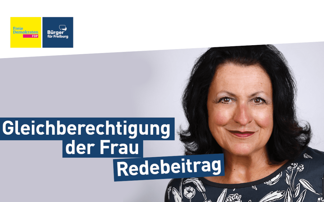Redebeitrag: Claudia Feierling zum Bericht der Stelle zur Gleichberechtigung der Frau