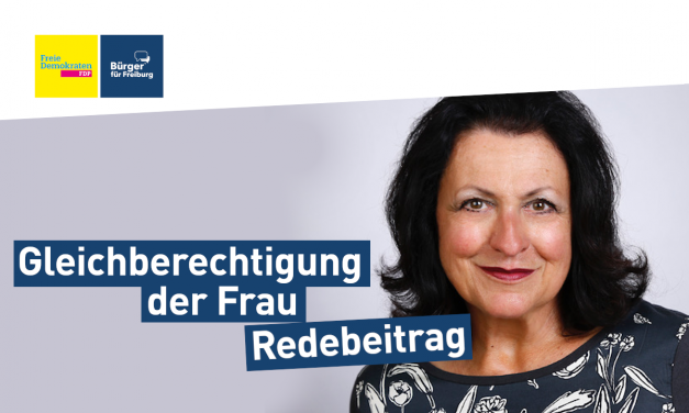 Redebeitrag: Claudia Feierling zum Bericht der Stelle zur Gleichberechtigung der Frau