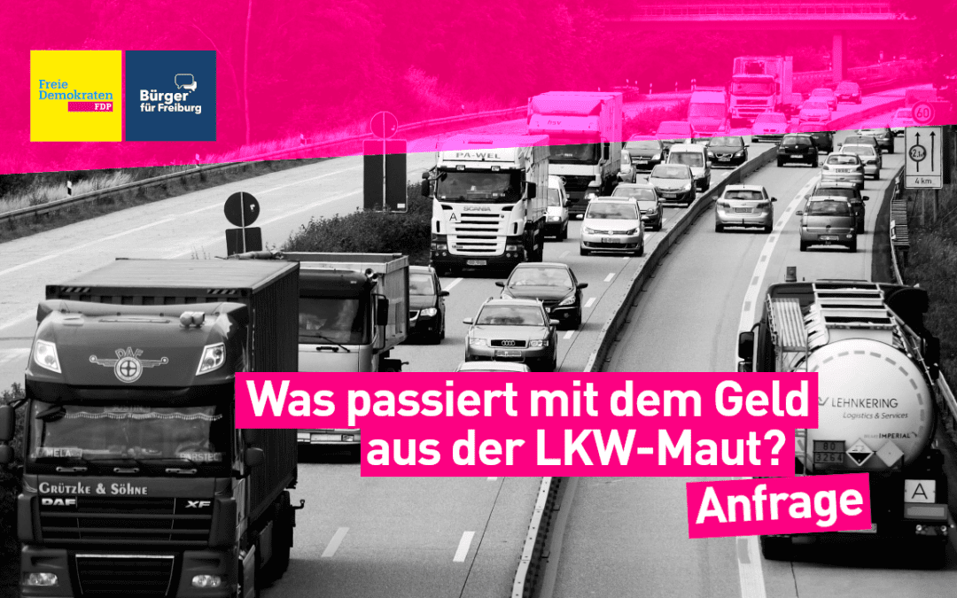 Anfrage: Verwendung der LKW-Mautgebühren