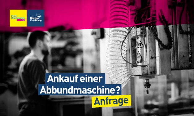 Anfrage: Erwerb einer Abbundmaschine für die Friedrich-Weinbrenner-Gewerbeschule
