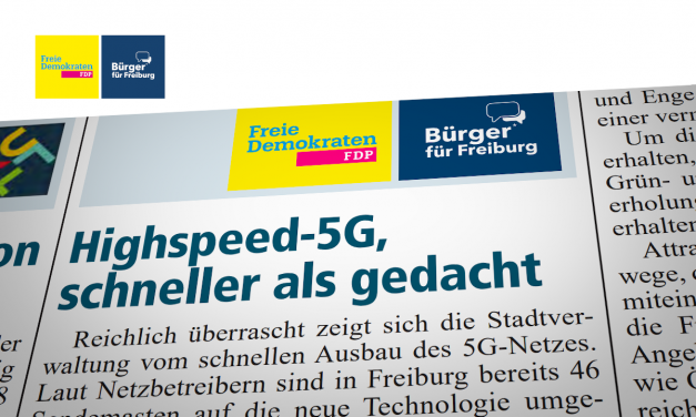 Amtsblatt: Highspeed 5G, schneller als gedacht