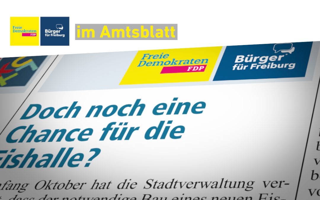 Amtsblatt: Doch noch eine Chance für die Eishalle?