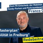 Redebeitrag: Franco Orlando zur Zukunft der Mobilität in Freiburg