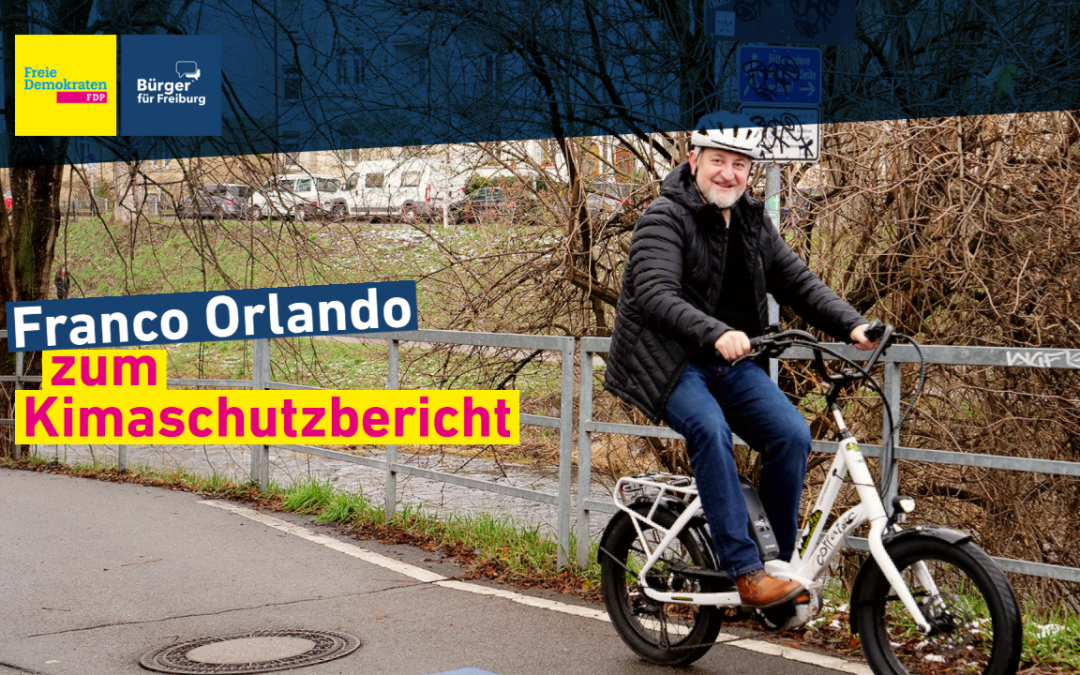 Franco Orlando zum Klimaschutzbericht