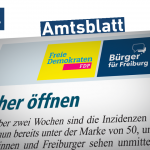 Amtsblatt: Sicher Öffnen in Freiburg