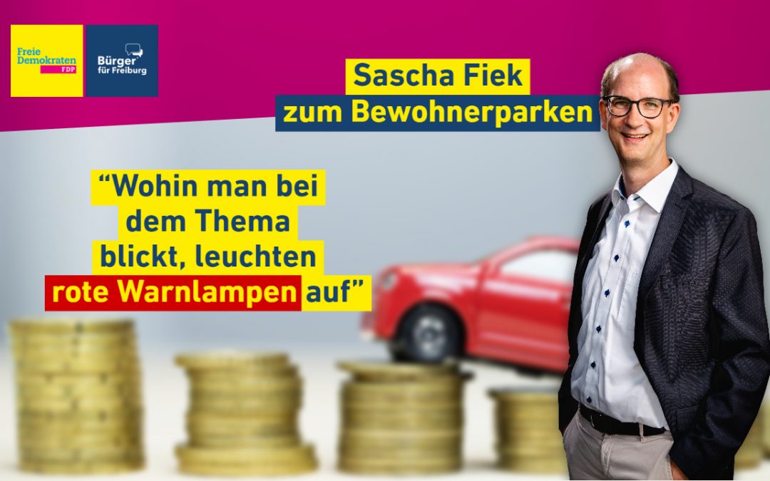 Rede: Sascha Fiek zum Bewohnerparken