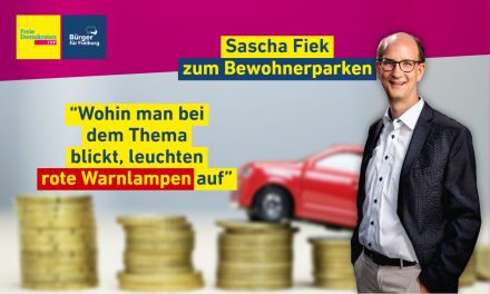Rede: Sascha Fiek zum Bewohnerparken
