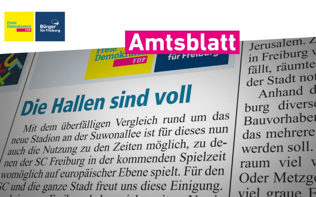 Die Hallen sind voll