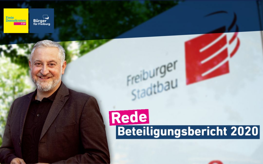 Rede: Franco Orlando zum Beteiligungsbericht