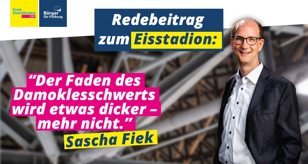 Rede: Sascha Fiek zum neuen Eisstadion