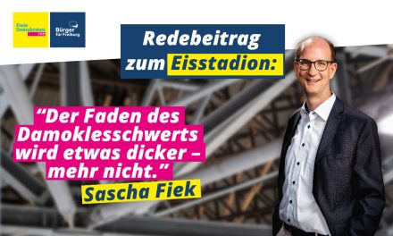 Rede: Sascha Fiek zum neuen Eisstadion