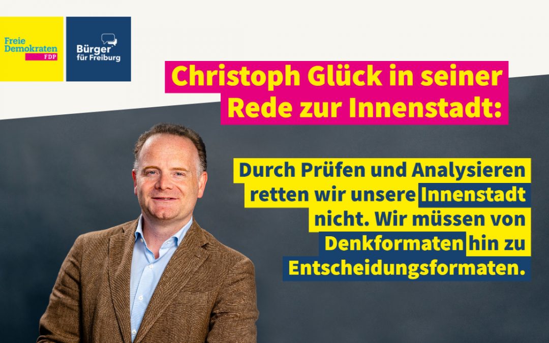 Redebeitrag: Christoph Glück zur Innenstadt