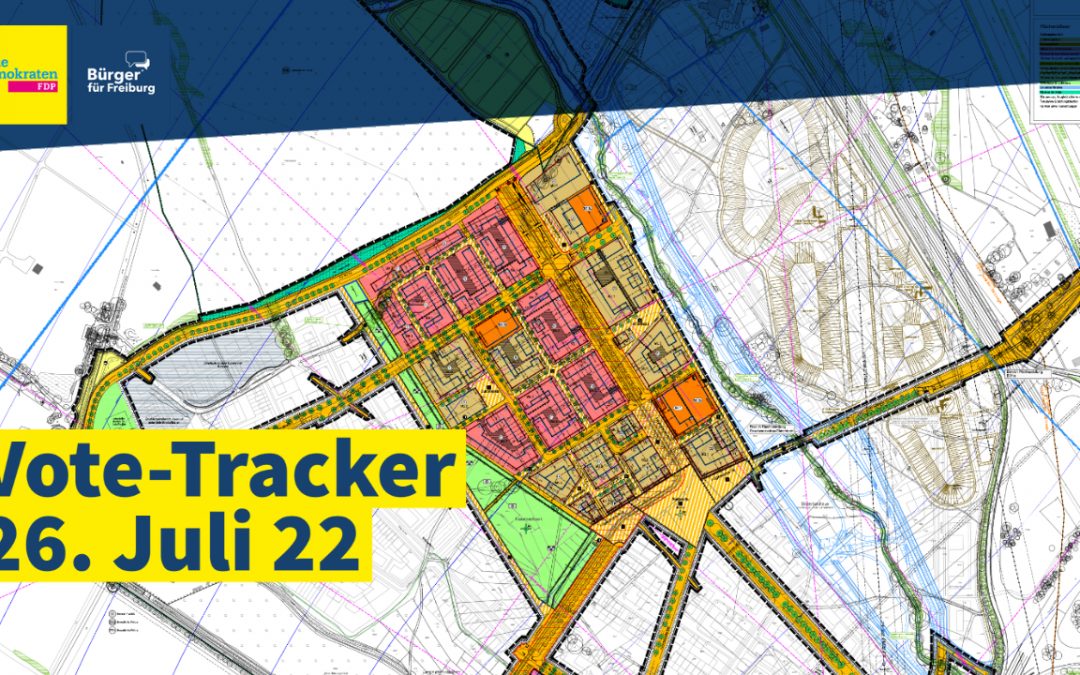 Vote-Tracker: Gemeinderat am 26.07.22