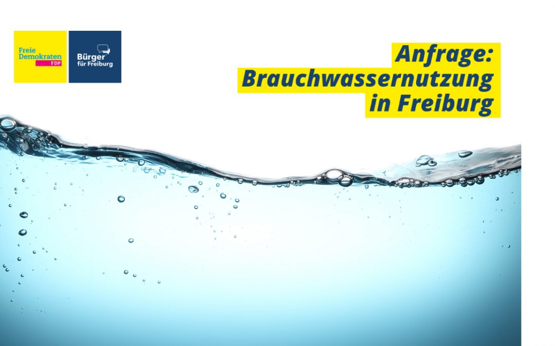 Anfrage: Brauchwasser und Wasserzisternen