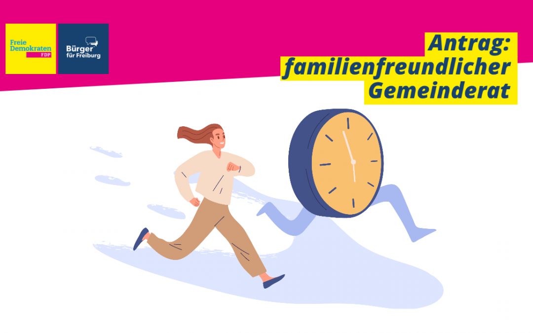 Anfrage: Vereinbarkeit des Gemeinderats mit Familie & Beruf verbessern.