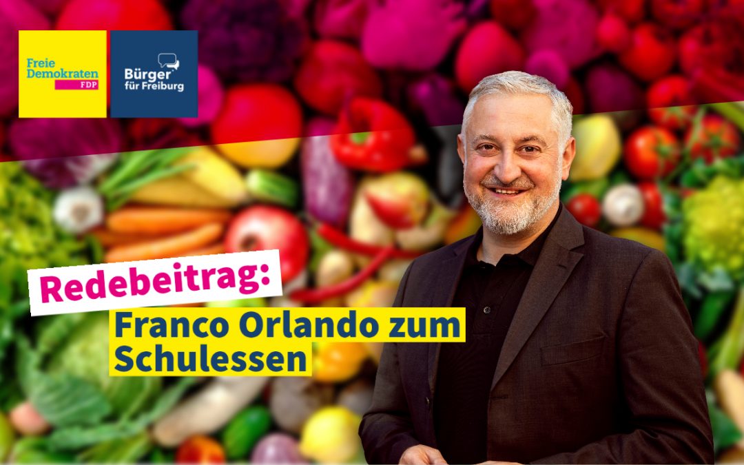 Rede: Franco Orlando zum Schulessen