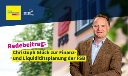 Rede: Christoph Glück zur Liquiditätsplanung der FSB