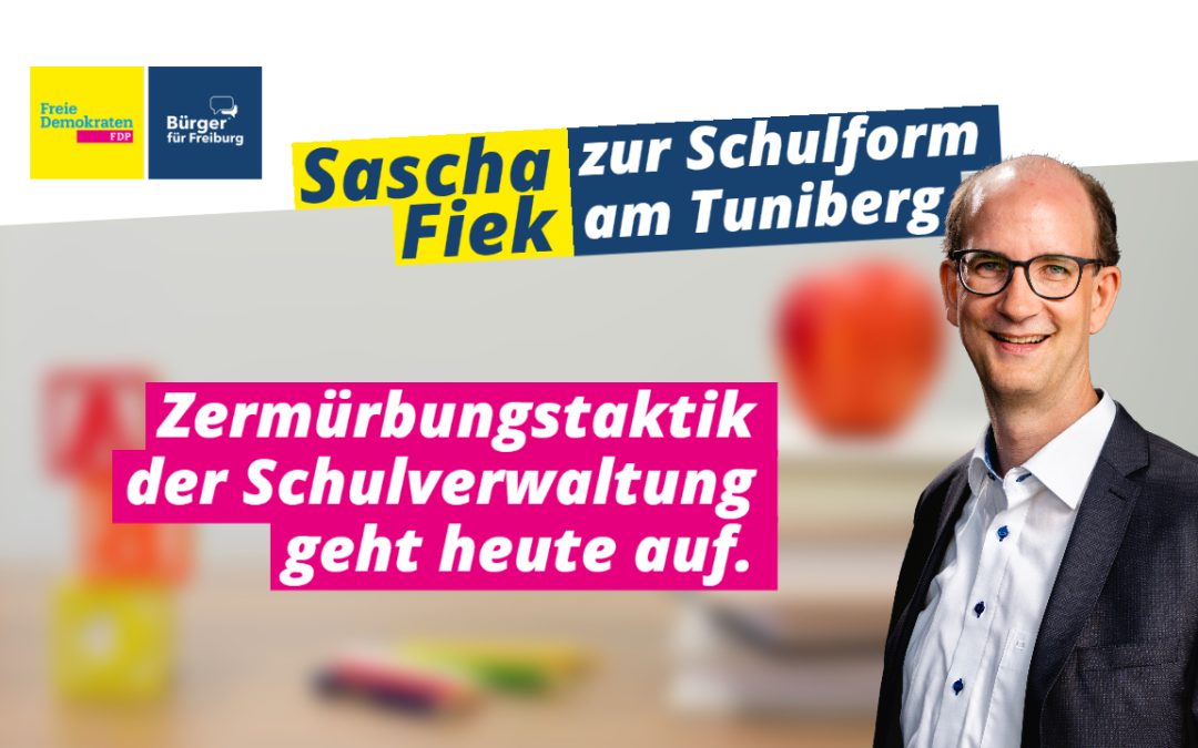 Redebeitrag: Zermürbungstaktik der Schulverwaltung geht auf