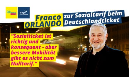 Rede: Franco Orlando zum Sozialtarif beim Deutschlandticket