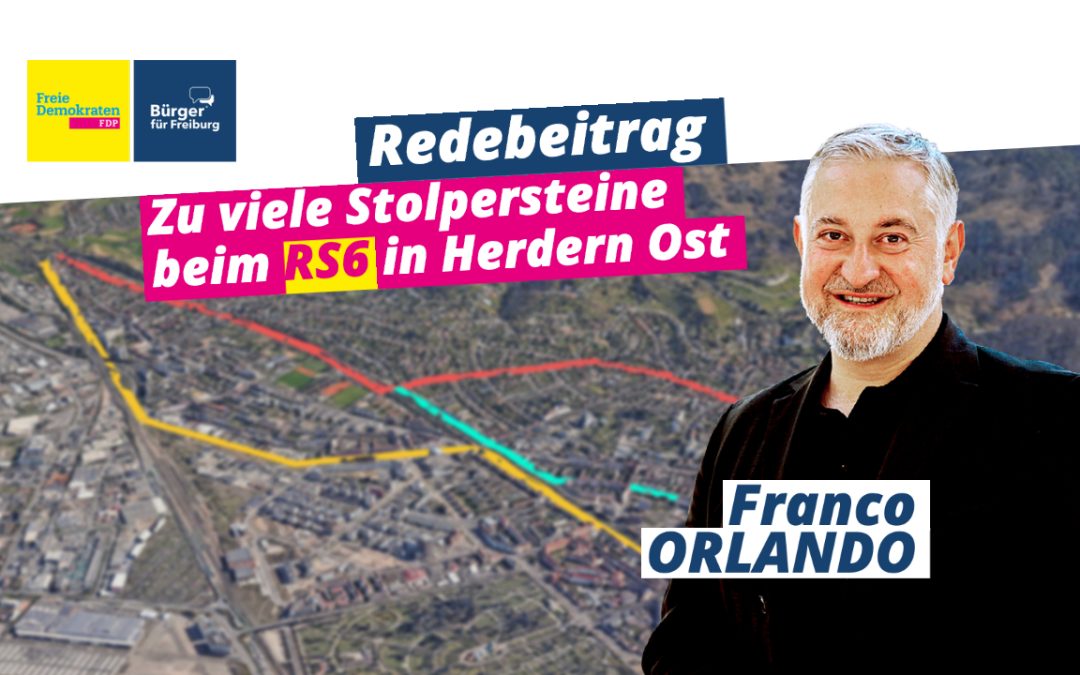 Redebeitrag: Franco Orlando zum RS6