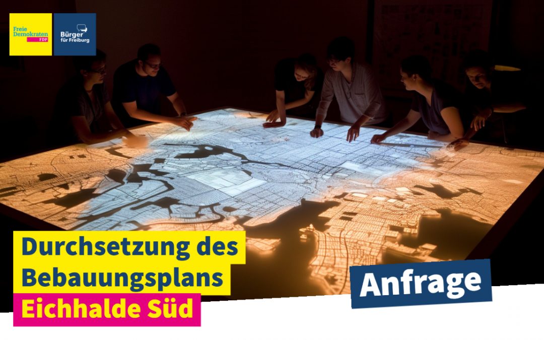 Anfrage: Durchsetzung des Bebauungsplans ‚Eichhalde Süd‘