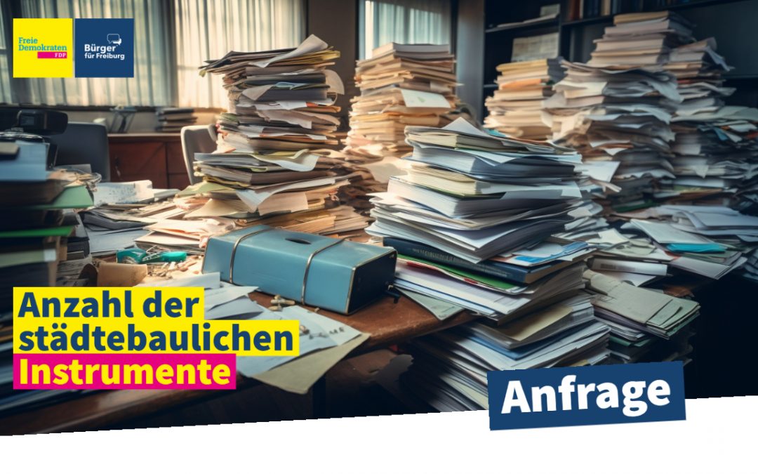 Anfrage: Nutzung städtebaulicher Instrumente