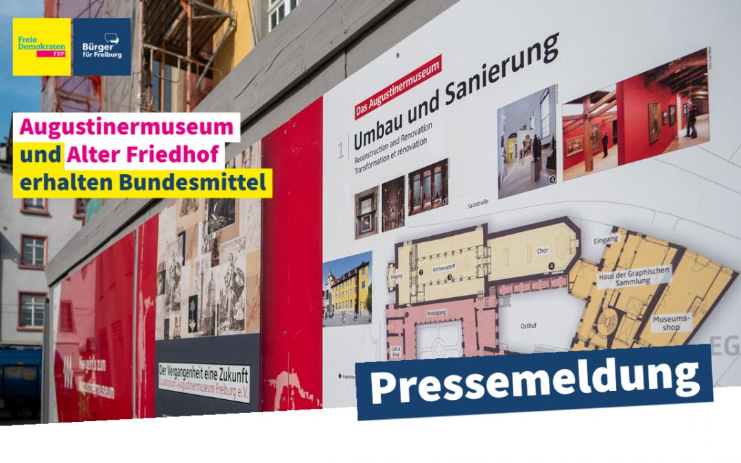 Freude über Bundesfördermittel für Freiburger Denkmäler