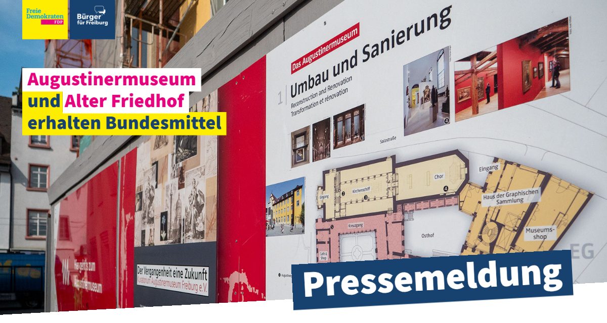 Freude über Bundesfördermittel für Freiburger Denkmäler