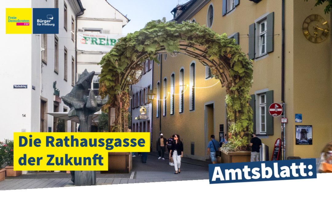 Amtsblatt: Rathausgassen-Revival