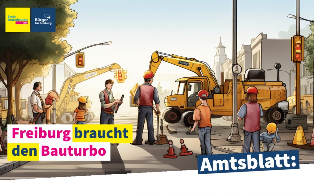 Wohnungsbau: mehr Tempo und weniger Hürden!