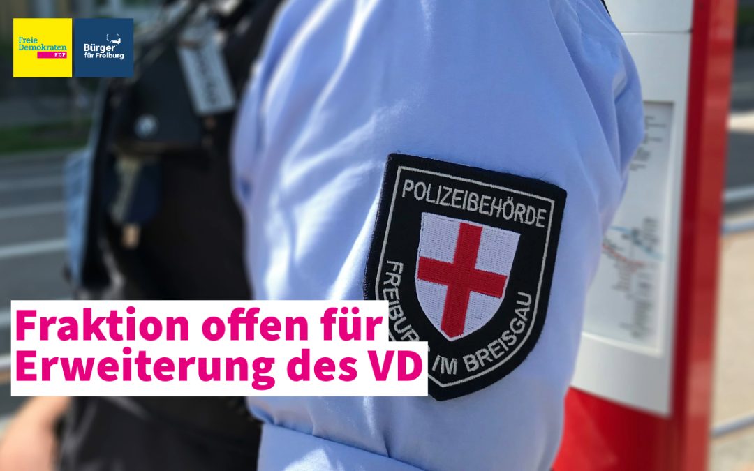 PM: FDP&BFF offen für Erweiterung des Vollzugsdienst