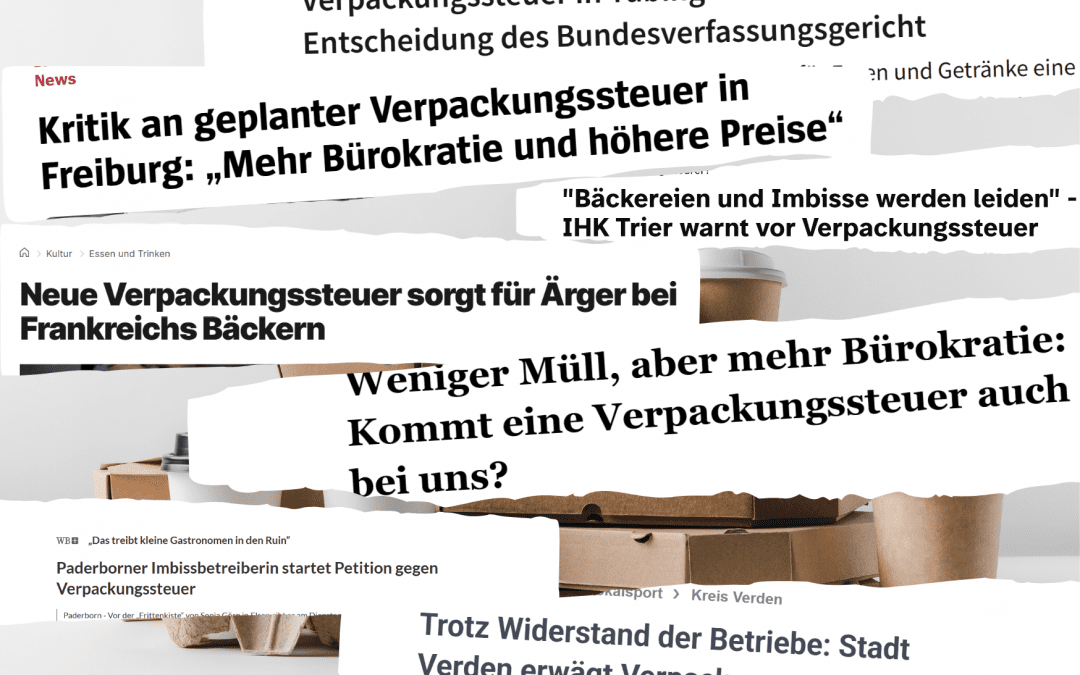 Symbolpolitik ohne Wirkung – Die Verpackungssteuer