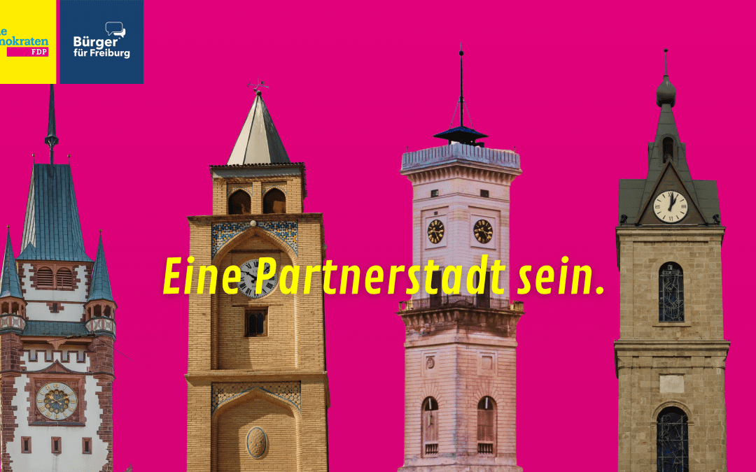 Eine Partnerstadt sein
